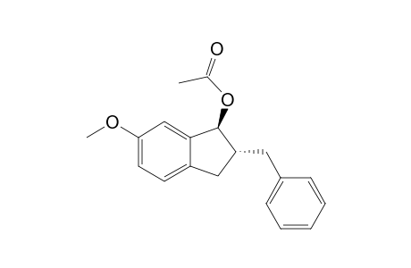 TRANS-1-ACETOXY-2-BENZYL-6-METHOXYINDAN