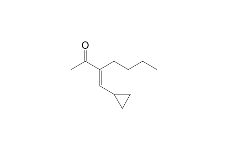 (E)-3-(cyclopropylmethylene)heptan-2-one