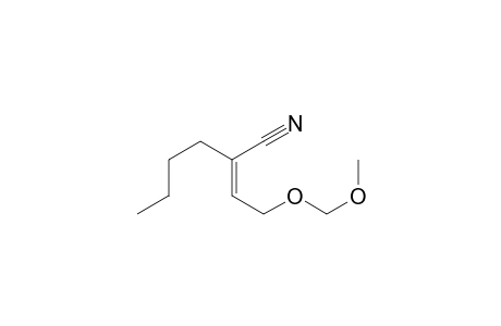 Hexanenitrile, 2-[2-(methoxymethoxy)ethylidene]-, (E)-