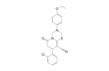 2H,6H-pyrido[2,1-b][1,3,5]thiadiazine-9-carbonitrile, 8-(2-chlorophenyl)-3-(4-ethoxyphenyl)-3,4,7,8-tetrahydro-6-oxo-