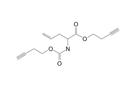 2-Aminopent-4-enoic acid, N-(3-butyn-1-oxycarbonyl)-, N-(3-butyn-1-yl)-ester