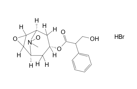 2-phenylhydracrylic acid, 6 beta, 7 beta-epoxy-1 alpha H, 5 alpha H-tropan-3 alpha-yl ester, 8-oxide, hydrobromide