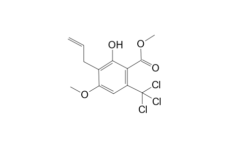 Methyl 2-Hydroxy-4-methoxy-3-(prop-2-en-1-yl)-6-(trichloromethyl)benzoate