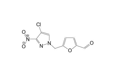5-[(4-chloro-3-nitro-1H-pyrazol-1-yl)methyl]-2-furaldehyde