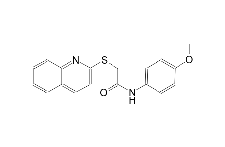 acetamide, N-(4-methoxyphenyl)-2-(2-quinolinylthio)-