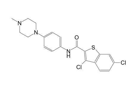 3,6-dichloro-N-[4-(4-methyl-1-piperazinyl)phenyl]-1-benzothiophene-2-carboxamide