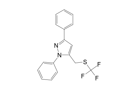 1,3-diphenyl-5-[(trifluoromethylthio)methyl]pyrazole