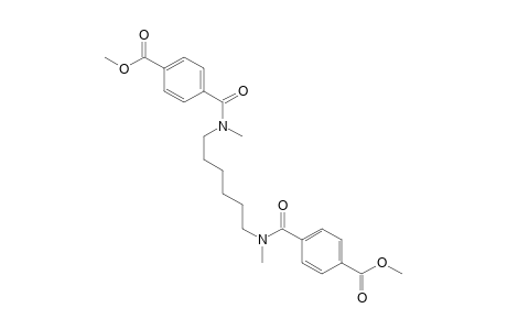 Benzoic acid, 4,4'-[1,6-hexanediylbis[(methylimino)carbonyl]]bis-, dimethyl ester