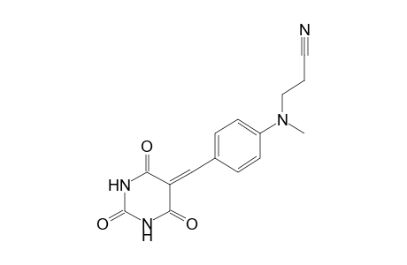 3-[alpha-(Hexahydro-2,4,6-trioxo-5-pyrimidinylidene)-N-methyl-p-toluidino]propionitrile