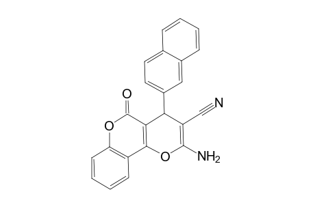 2-Amino-4-naphthalen-2-yl-5-oxo-4H,5H-pyrano[3,2-c]chromene-3-carbonitrile