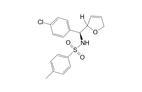 anti-2-[.alpha.-(p-Chlorophenyl) N-tosylaminoethyl)-2,5-dihydrofuran