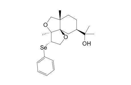 (3S,4S,5R)-1,4:2,5-Diepoxy-3-phenylselanyl-1,2-secoeudesman-11-ol