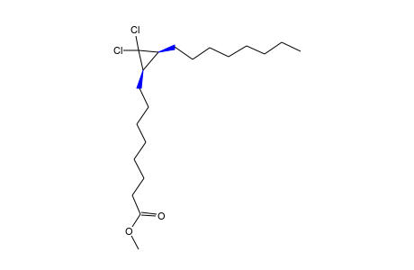 2,2-Dichloro-cis-3-octylcyclopropaneoctanoic acid, methyl ester