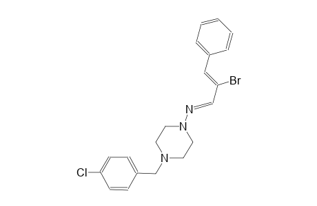 1-piperazinamine, N-[(E,2Z)-2-bromo-3-phenyl-2-propenylidene]-4-[(4-chlorophenyl)methyl]-