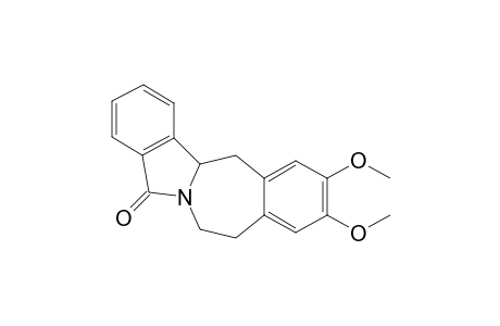 10,11-dimethoxy-7,8,13,13a-tetrahydroisoindolo[1,2-b][3]benzazepin-5-one