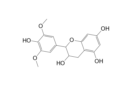 2H-1-Benzopyran-3,5,7-triol, 3,4-dihydro-2-(4-hydroxy-3,5-dimethoxyphenyl)-, cis-(.+-.)-