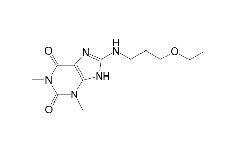 8-(3-Ethoxypropylamino)-1,3-dimethyl-7H-purine-2,6-dione