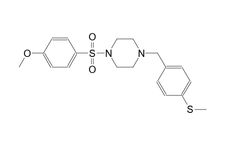 methyl 4-({4-[4-(methylsulfanyl)benzyl]-1-piperazinyl}sulfonyl)phenyl ether