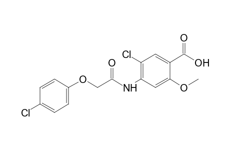 5-chloro-4-[2-(p-chlorophenoxy)acetamido]-o-anisic acid