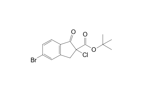 5-Bromo-2-chloro-1-oxo-indan-2-carboxylic acid tert-butyl ester