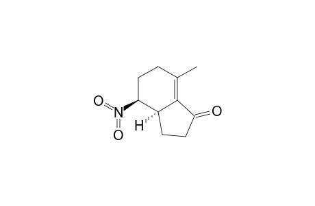 trans-7-Methyl-4-nitro-2,3,3a,4,5,6-hexahydroinden-1-one