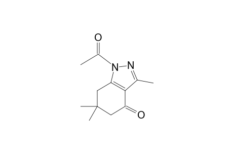 1-Acetyl-3,6,6-trimethyl-5,7-dihydroindazol-4-one