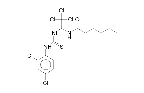 1-(2,4-Dichlorophenyl)-3-(2,2,2-trichloro-1-hexanamidoethyl)-thiourea