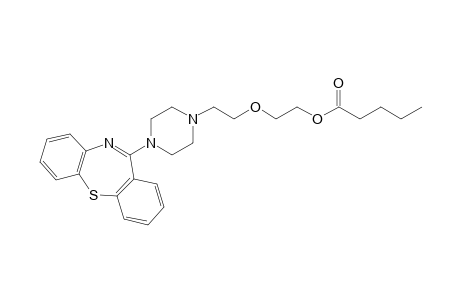 2-(2-(4-(dibenzo[b,f][1,4]thiazepin-11-yl)piperazin-1-yl)ethoxy)ethyl pentanoate