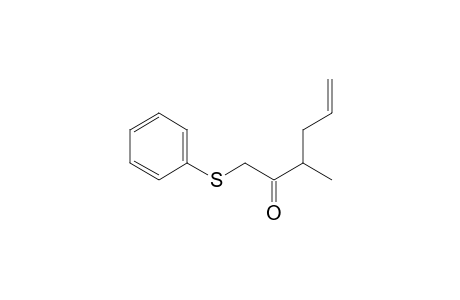 5-Hexen-2-one, 3-methyl-1-(phenylthio)-