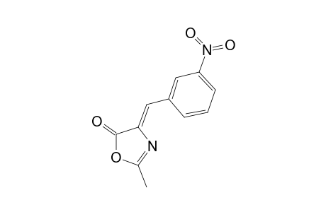 (4Z)-2-methyl-4-(3-nitrobenzylidene)-1,3-oxazol-5(4H)-one