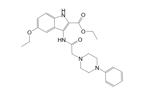 ethyl 5-ethoxy-3-{[(4-phenyl-1-piperazinyl)acetyl]amino}-1H-indole-2-carboxylate