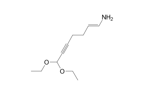 7,7-Diethoxyhept-1-en-5-yn-4lamine
