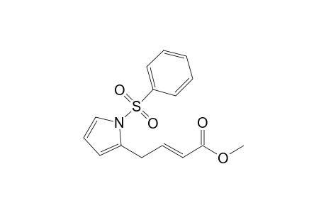 Methyl (E)-4-(1-phenylsulfonyl-2-pyrrolyl)-2-butenoate