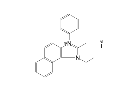 1-ethyl-2-methyl-3-phenyl-1H-naphtho[1,2-d]imidazol-3-ium iodide