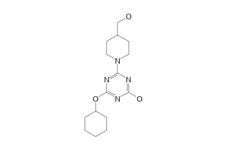 [1-(6-CYCLOHEXYLOXY-4-HYDROXY-1,3,5-TRIAZIN-2-YL)-PIPERIDIN-4-YL]-METHANOL