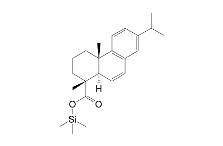 13 - isopropyl - 5.alpha. - podocarpa - 6,8,11,13 - tetra - 16 - enoic acid, trimethylsilyl ester " (so Heron & Rye)