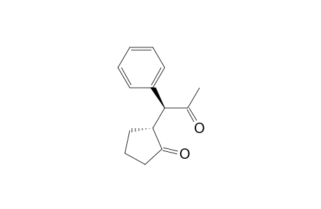 Cyclopentanone, 2-(2-oxo-1-phenylpropyl)-, (R*,S*)-