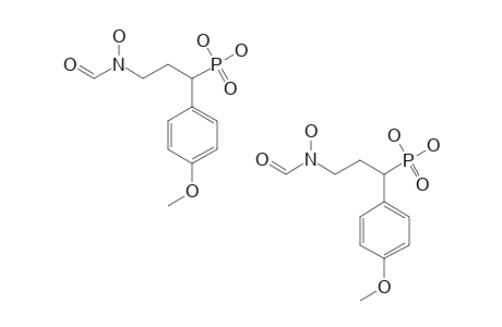 3-(N-HYDROXYFORMAMIDO)-1-(4-METHOXYPHENYL)-PROPYLPHOSPHONIC-ACID