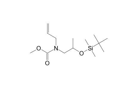 Methyl allyl(2-([tert-butyl(dimethyl)silyl]oxy)propyl)carbamate