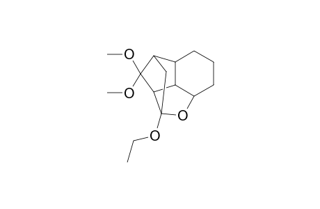 2,4-Methanoindeno[7,1-bc]furan, 2-ethoxydecahydro-3,3-dimethoxy-, (.+-.)-
