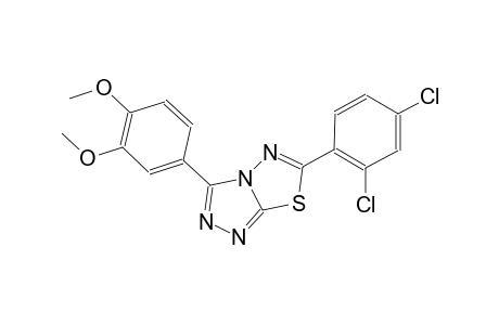 6-(2,4-dichlorophenyl)-3-(3,4-dimethoxyphenyl)[1,2,4]triazolo[3,4-b][1,3,4]thiadiazole