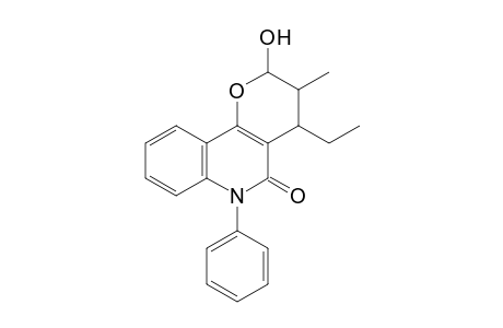 4-Ethyl-2-hydroxy-3-methyl-6-phenyl-3,4-dihydro-2H-pyrano[3,2-c]quinolin-5-one