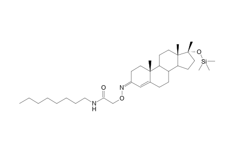 17-epi-Methyltestosterone-3-(N-n-octyl-amino)-carbonylmethoxime, O-TMS 2.isomer