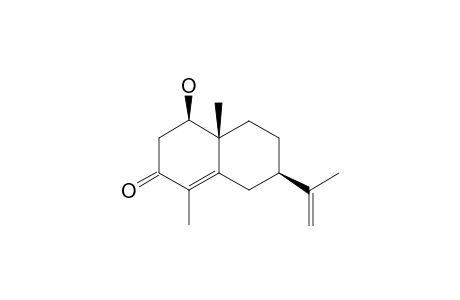 1-BETA-HYDROXY-ALPHA-CYPERONE;1-BETA-HYDROXYEUDESMA-4,11-DIEN-3-ONE