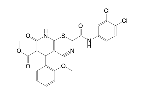 3-pyridinecarboxylic acid, 5-cyano-6-[[2-[(3,4-dichlorophenyl)amino]-2-oxoethyl]thio]-1,2,3,4-tetrahydro-4-(2-methoxyphenyl)-2-oxo-, methyl ester