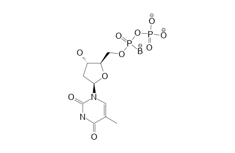 2'-DEOXYTHYMIDINE-5'-P-(ALPHA)-BORANODIPHOSPHATE