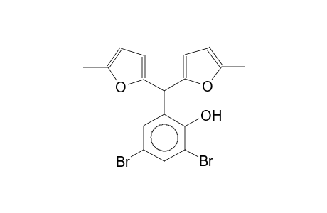 alpha,alpha-bis(5-methyl-2-furyl)-3,5-dibromo-2-hydroxytoluene