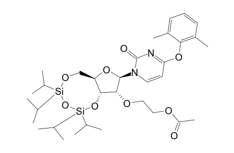 2'-O-ACETOXYETHYL-4-O-(2,6-DIMETHYLPHENYL)-3',5'-O-(1,1,3,3-TETRAISOPROPYLDISILOXANE-1,3-DIYL)-URIDINE