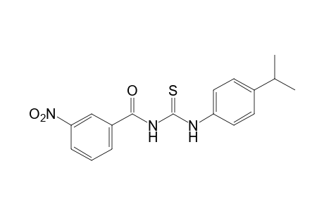 1-(p-cumenyl)-3-(m-nitrobenzoyl)-2-thiourea