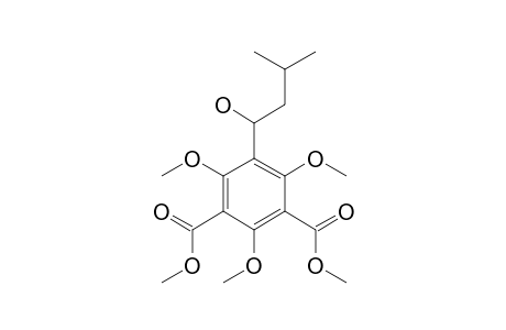 (+/-)-DIMETHYL-5-(1-HYDROXY-3-METHYLBUTYL)-2,4,6-TRIMETHOXYISOPHTHALATE